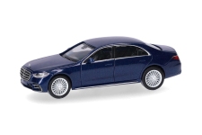 Herpa 430869-005 - H0 - Mercedes-Benz S-Klasse - canvasitblau